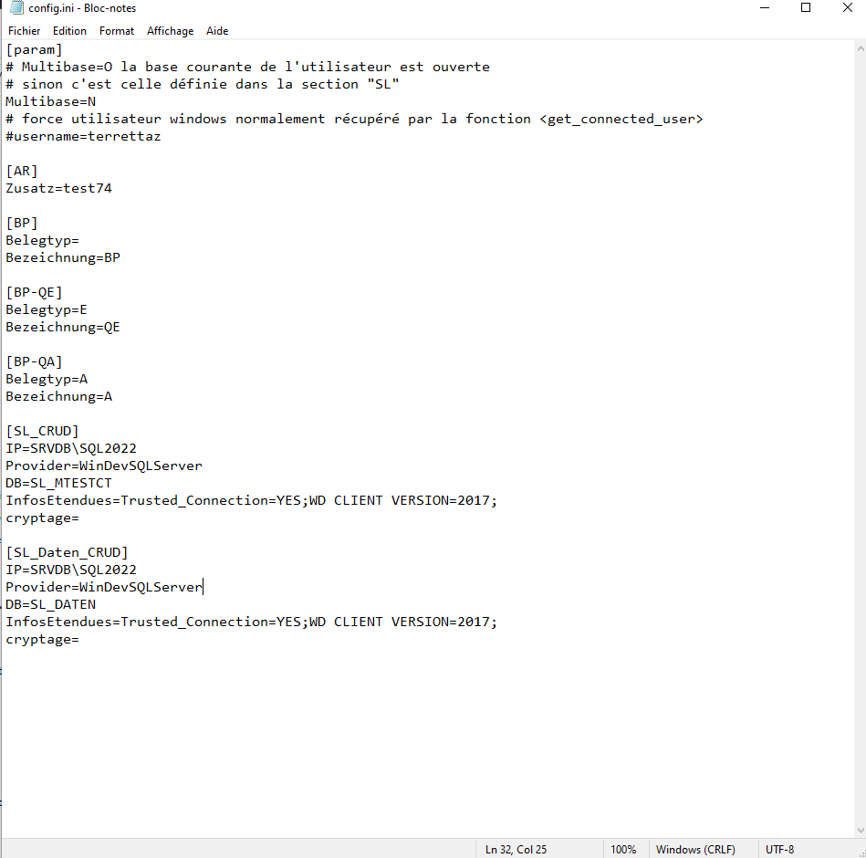 API - Framework CRUD SelectLine